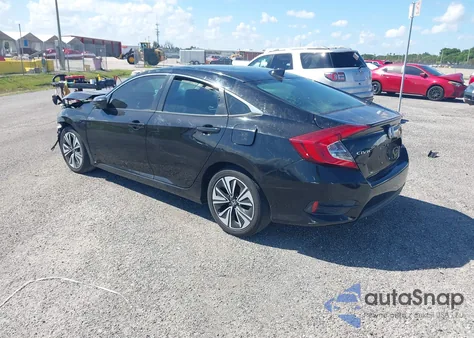 2017 Honda Civic Ex-L from USA, damaged, VIN 19XFC1F72HE022693